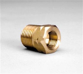AUTO METER 2370 Adapter Fitting For Adapting Autogage Mechanical Temperature Probe to 3/8' Ports in Brass