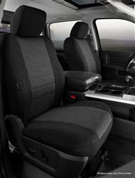 FIA OE38-26 CHARC Fabric Black/ Charcoal Oe Custom Seat Cover with Adjustable Headrests