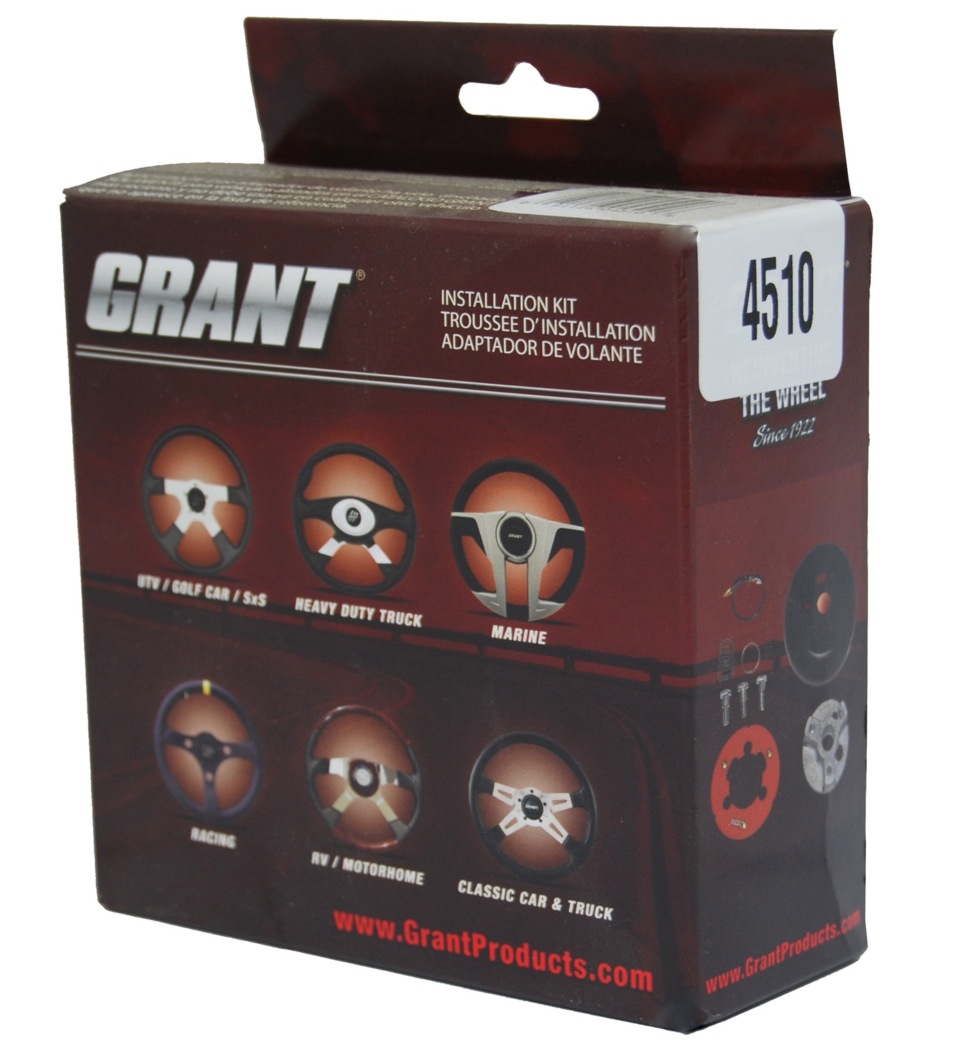 Grant 4510  Steering Wheel Installation Kit for All Grant Classic/Challenger/Signature Series Steering Wheels 