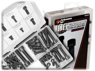 PERFORM TOOL W5342 Fastener Assortment  With Resealable Plastic Case
