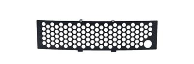 Putco 88182FP  Bumper Grille Insert Punch Bumper Grille Black With Heater Plug Opening Stainless Steel