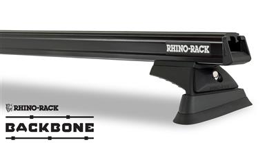 Rhino-Rack  JB0882 Roof Rack for Heavy Duty RCL Direct Fit in Black With Three Roof Rack Cross Bar