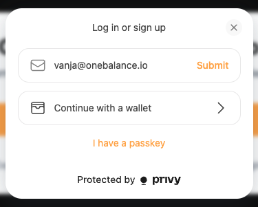 Privy Login