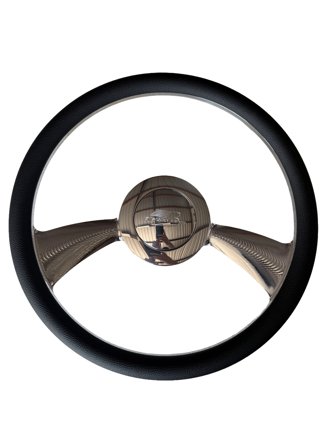 Billet Specialties Steering Wheel Hustler - 14 inch - BlK - GM9603 - ADPT