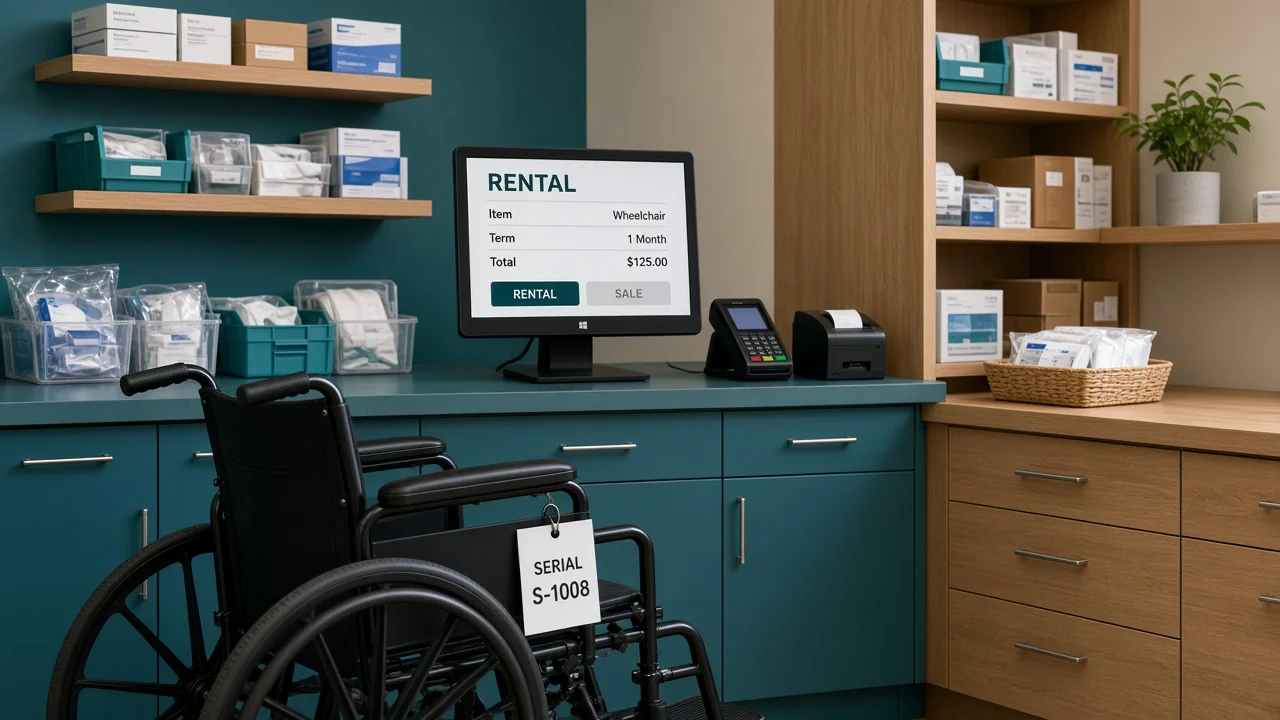 Durable Medical Equipment POS That Keeps a Rental Off the Sale Ticket