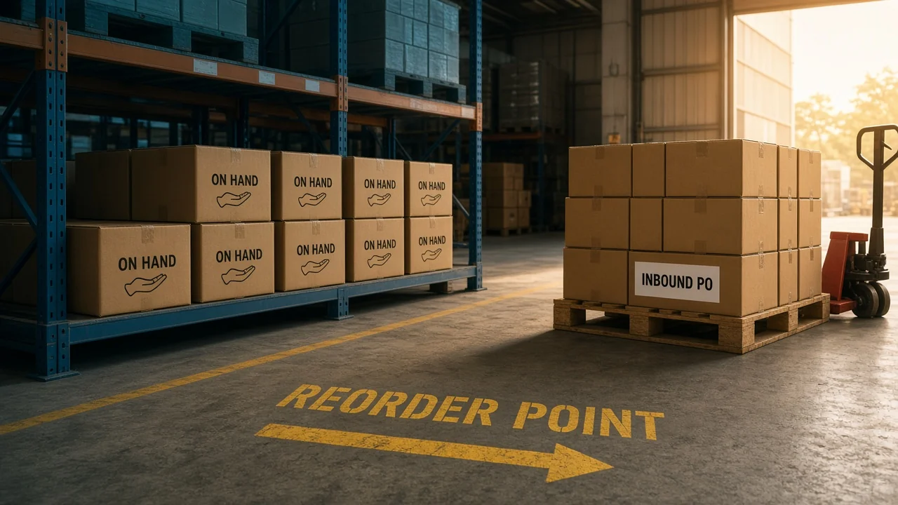 Reorder Point Formula: The Stock Level That Triggers a PO