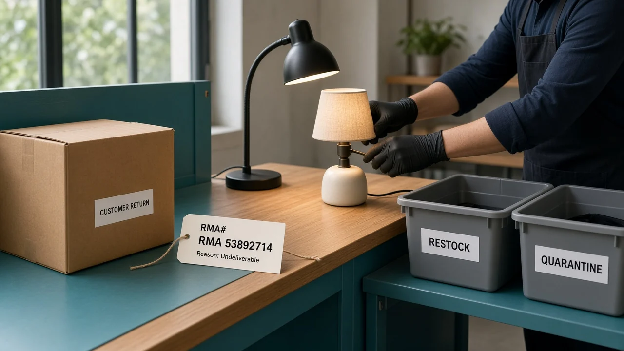 RMA Process: Authorize the Return Before the Dock