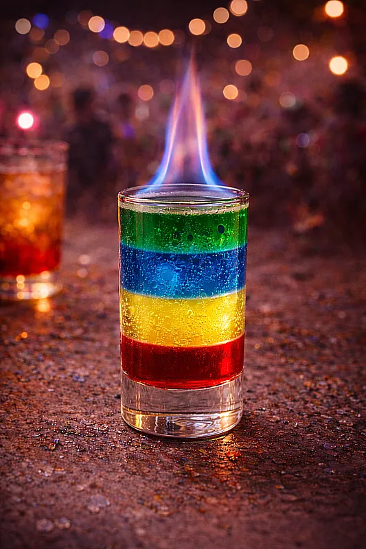 Блакитний Лавовий Шот