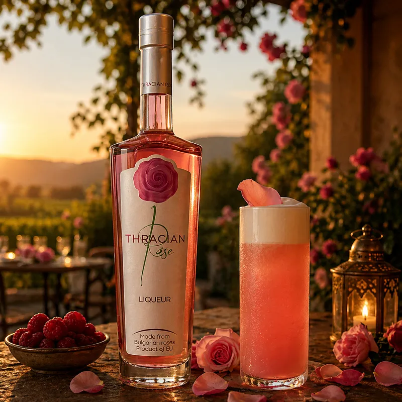 Лікер з пелюсток троянди