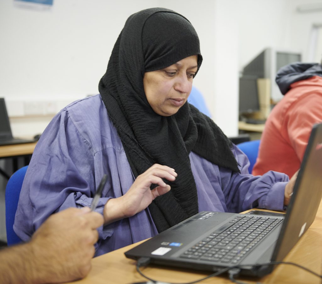 Learner at Clarion Futures digital workshop