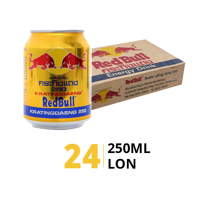 Redbull Nước Tăng Lực 6 Lon x 250ml (LỐC)