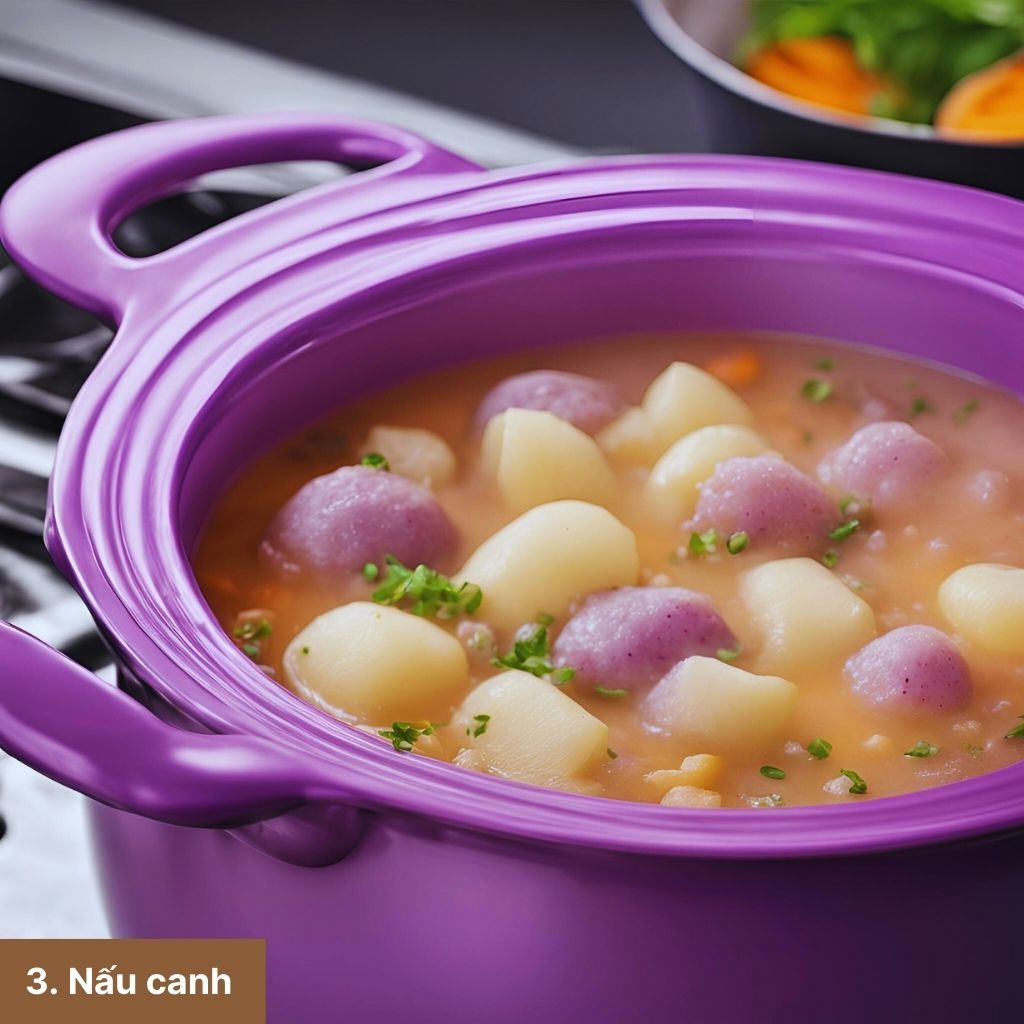Cách nấu canh khoai mỡ-3