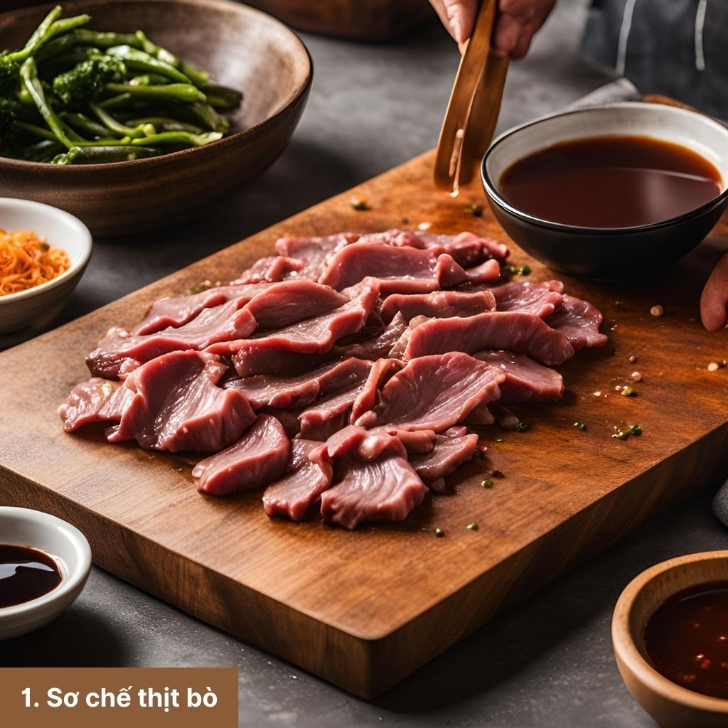 Bí quyết làm thịt bò xào nấm kim châm ngon