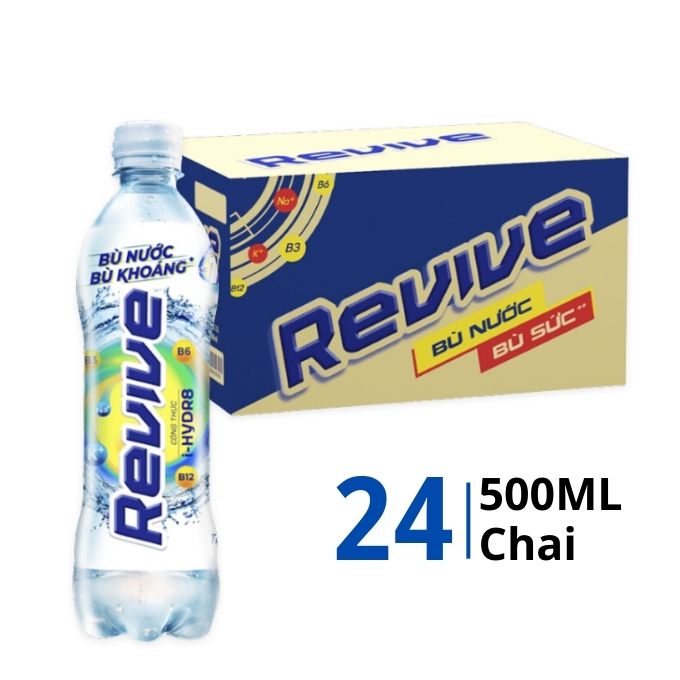 Revive Nước Bù Khoáng 6 Chai x 500ml (LỐC)