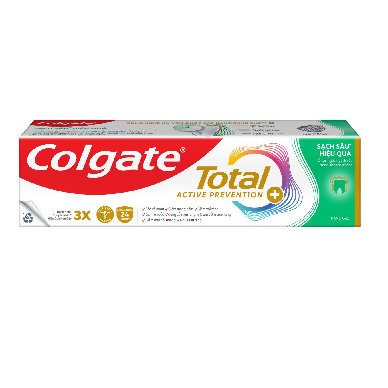 Kem Đánh Răng Total Deep Clean Colgate Tuýp 150g