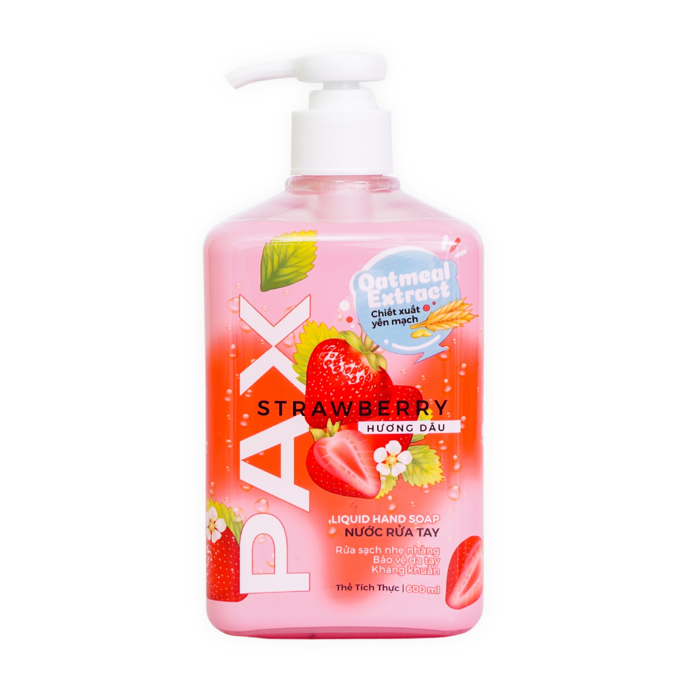 Pax Nước Rửa Tay Dâu 600ml (CHAI)