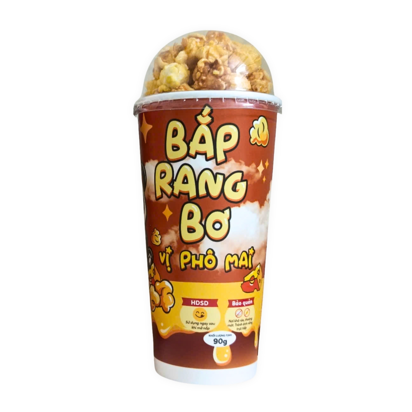 Bắp rang bơ vị phô mai HBK ly 90g (1 Ly) - Chuỗi siêu thị thực phẩm ...
