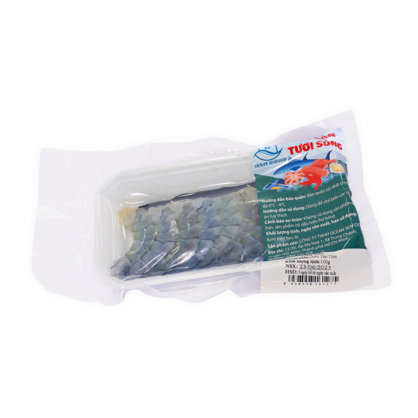 Tôm Nõn OCF 100g (KHAY)