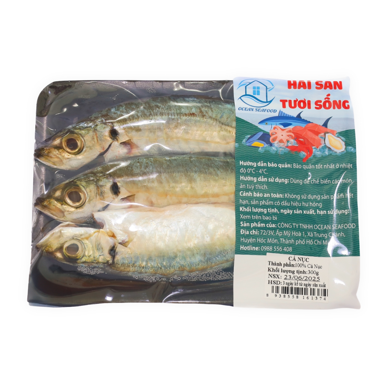 Cá Nục OCF 300g (KHAY)