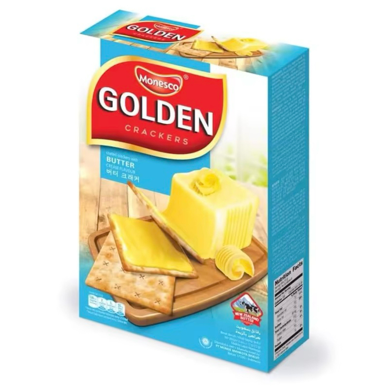 Bánh quy bơ Golden Monesco hộp 180g (1 Hộp)