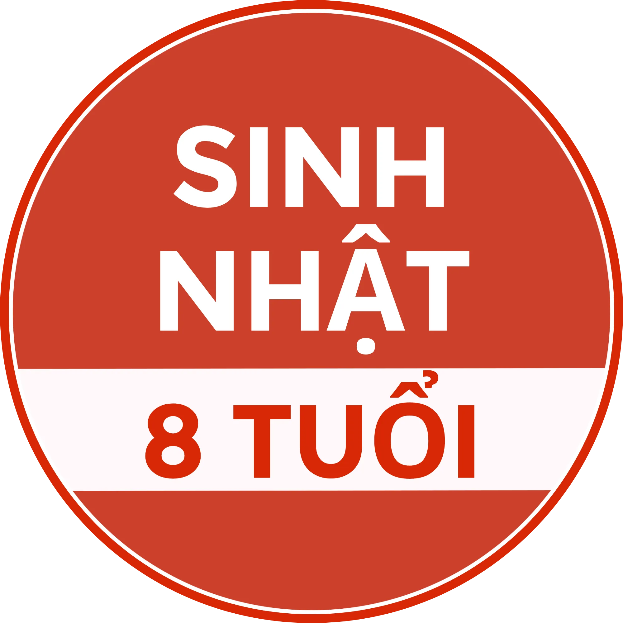 Sinh nhật 8 tuổi