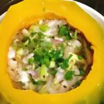 Óc heo chưng với bí đỏ