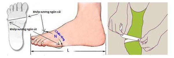 cách chọn size giày