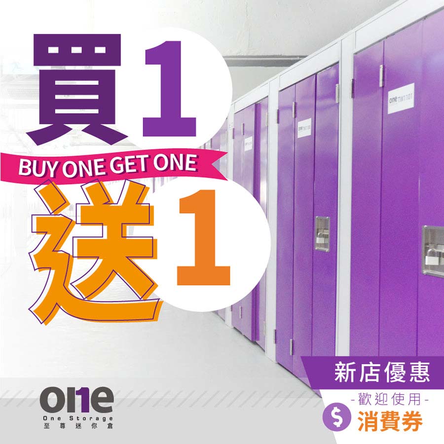 one storage buy 1 get 1 free