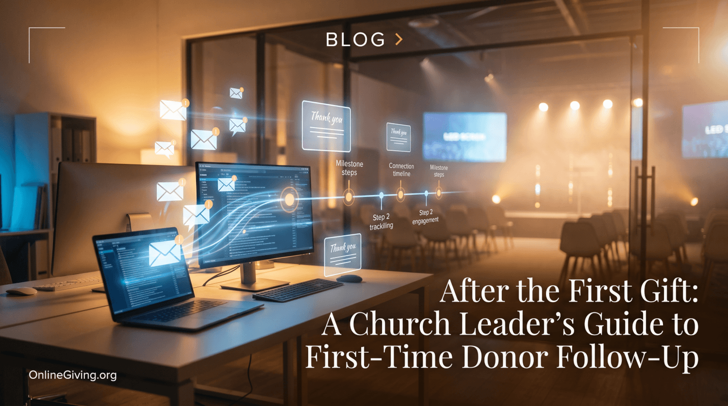 After the First Gift: A Church Leader&rsquo;s Guide to First-Time Church Donor Follow-Up