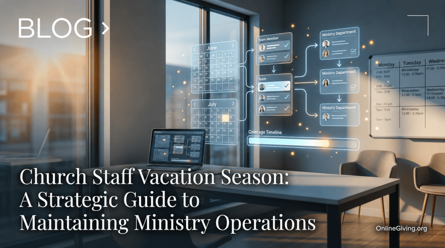 Church Staff Vacation Season: A Strategic Guide to Maintaining Ministry Operations