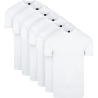 Suitable Obra T-Shirt Hoge ronde Hals Wit 6-Pack