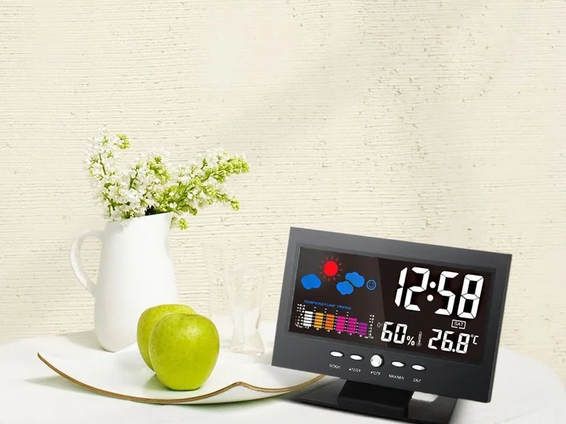 Digitaal Weerstation Thermometer met Voice Activated backlight