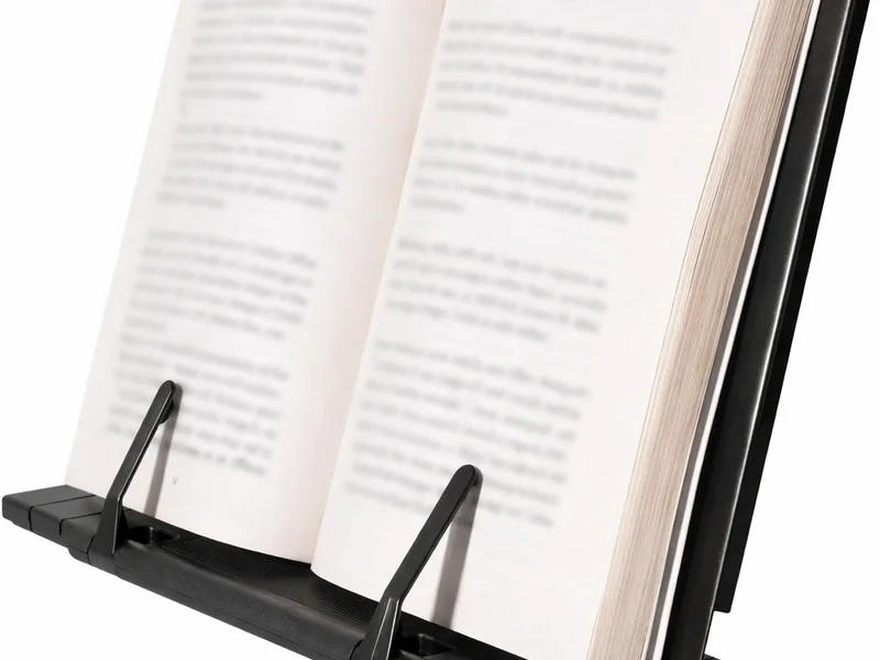 XEMM Verstelbare Boekenstandaard - 7 Standen - Metaal - Zwart