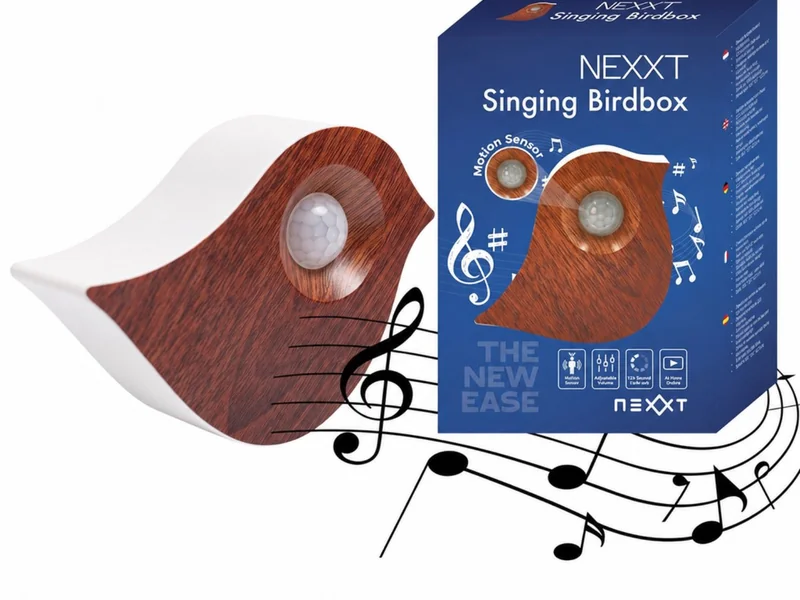 Nexxt Vogelgeluiden Vogel - Met Bewegingssensor - Houtlook