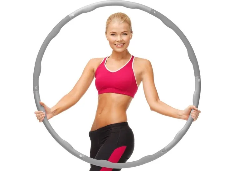 NordFalk Fitness Hoelahoep - 1 kg - Ã93 cm - Foam Bekleding