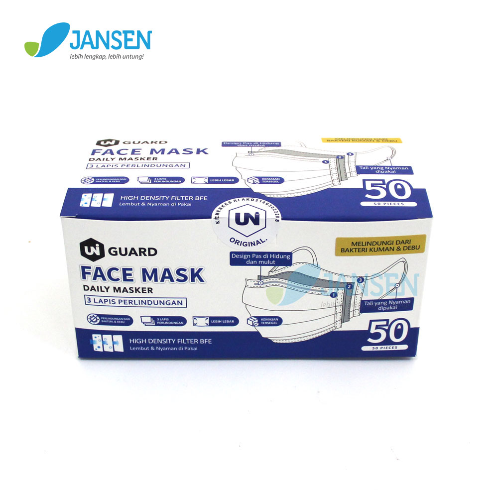 Face Mask - Masker 3 ply 50'S (1 Pack x 50 Pcs) - Image 2