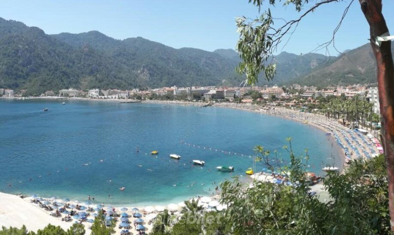 içmeler plajı marmaris