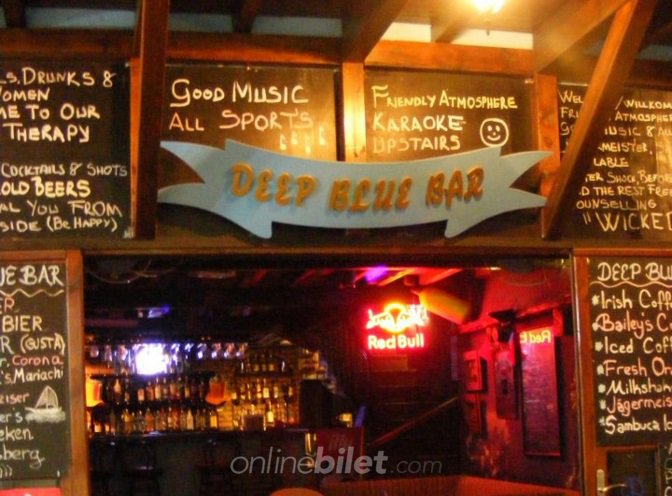 deep blue bar