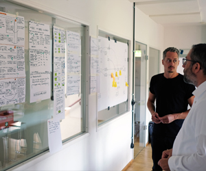 Google Design Sprint mit INNOQ Whiteboard google design sprint