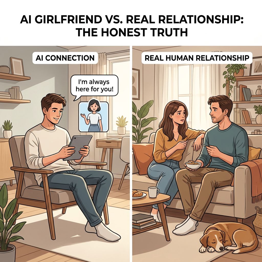 AI Girlfriend vs Real Relationship: The Honest Truth
