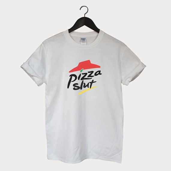 Pizza T-shirt t-Shirt Pizza Schlampe Hütte unisex Baumwolle | Etsy