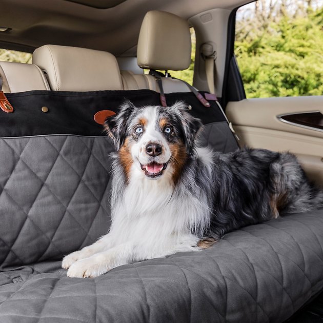 PETSAFE Happy Ride Quilted Bench Car Seat Cover, Grey, Standard - Chewy.com