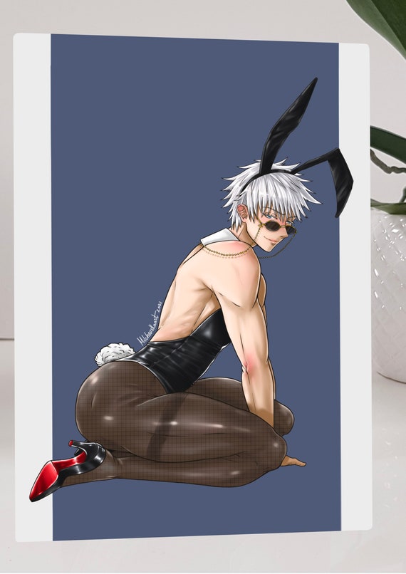 Bunny Gojoo A5 Print | Etsy Sweden