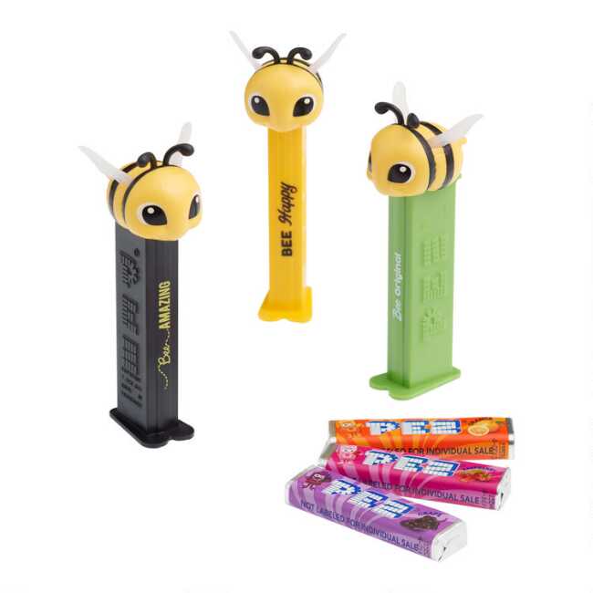 Bee Pez Dispenser Set Of 12