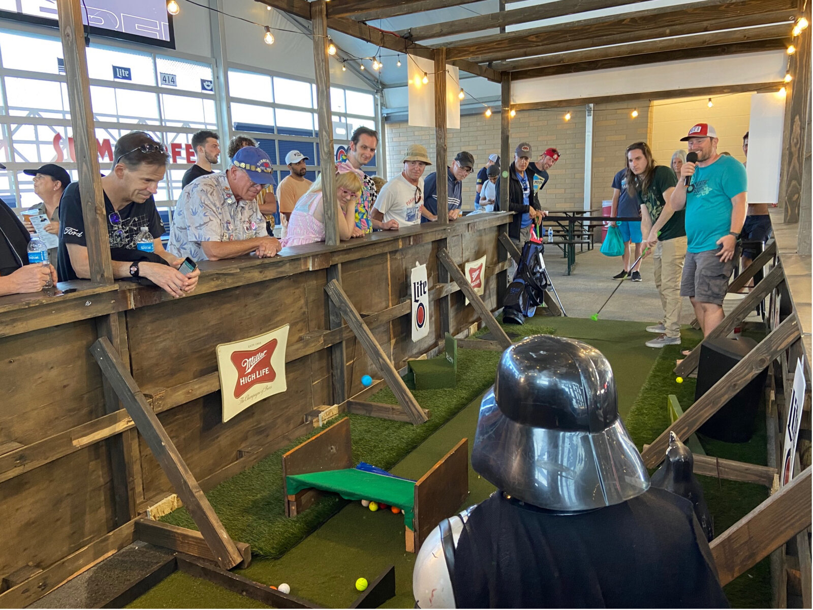 Mini-putt at the Brew House