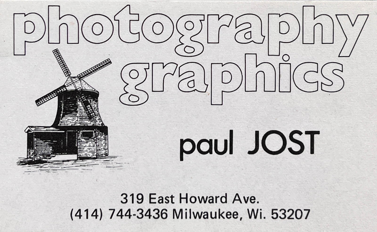 paul business card