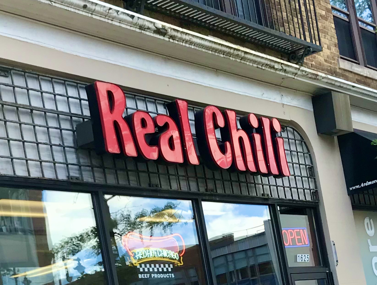 Real Chili sign