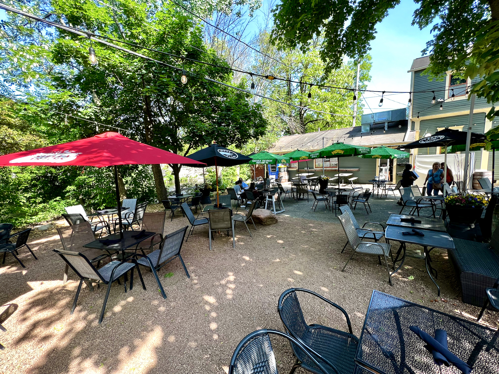 The Stilt House patio