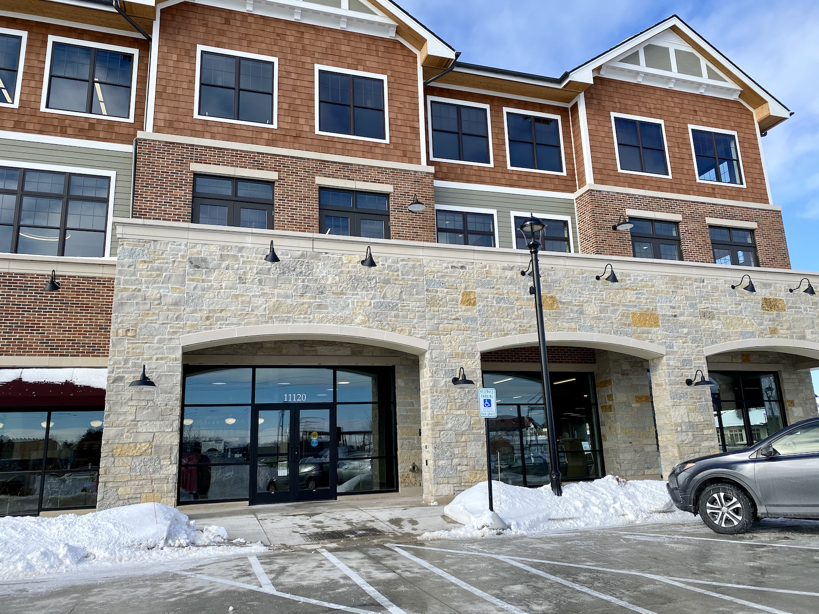 Butcher shop exterior at Foxtown Development