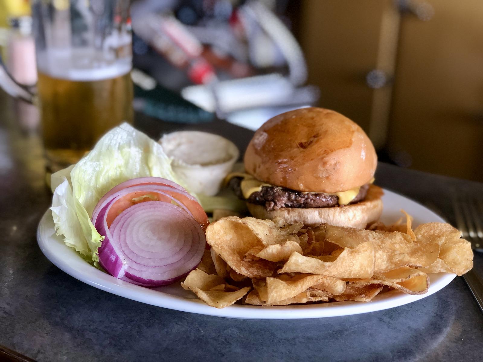 Thistle Burger at Thistle & Shamrock